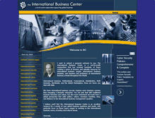 Tablet Screenshot of international-business-center.com